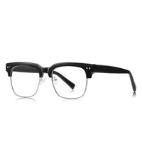 Model 2207 TR90 dengan bingkai optik logam kacamata miopi bingkai kacamata komputer antisinar biru kacamata penghalang uniseks