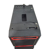 ACC LA210P-1 Amplificateur audio professionnel pour jeux à domicile en bois double 10 pouces Caisson de basses portable Haut-parleurs en ligne