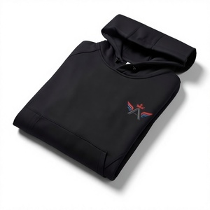 black panels with <b>reflective</b> piping hoodies with customized printing and neck label/hang tag <b>top</b> quality hoodie - Product Image 3