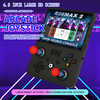 Console de jeu portable Gamegaga R36 MAX 2, écran 4,5 pouces avec Wifi, lecteur de jeux vidéo rétro portable, 20000 jeux, système Linux