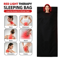 Dispositivo de Terapia de Luz Roja de Alta Intensidad, Portátil, de Alta Irradiancia, con Luz Roja e Infrarroja, Tipo Saco de Dormir