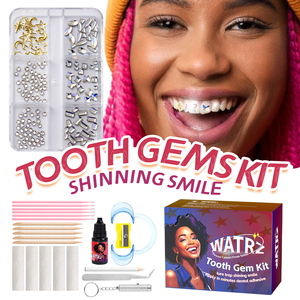 Kit professionnel de pierres précieuses pour les dents |   Kit de bijoux dentaires tout-en-un à faire soi-même avec adhésif sûr, cristaux scintillants et guide vidéo étape par étape - Product Image 6