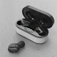 Écouteurs sans fil TWS, casque audio avec affichage LED, son stéréo HIFI, pour le sport, avec boîte de vente au détail