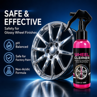Nettoyant pour jantes en alliage d'aluminium, spray d'entretien automobile, éliminateur de poussière de frein pour jantes en acier, nettoyant pour roues