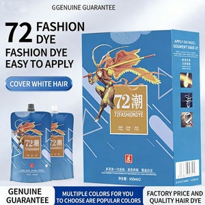 72 Grandi Confezioni di Tinta <span class=keywords><strong>per</strong></span> <span class=keywords><strong>Capelli</strong></span> Colorata Semi-Permanente di Grado Premium, Copre i <span class=keywords><strong>Capelli</strong></span> Grigi <span class=keywords><strong>per</strong></span> Uso in Salone e Barbiere - Product Image 3