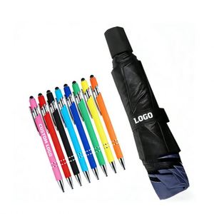 Wholesale Custom Logo Metal Ballpoint Pen Simple Style <b>Press</b> Write Smoothly 1.0mm Width for Office Business Promo Gift - Product Image 1