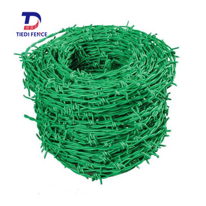 Clôture en fil <span class=keywords><strong>barbelé</strong></span> haute résistance, fil <span class=keywords><strong>barbelé</strong></span> en acier galvanisé avec des épines acérées pour la sécurité générale et la délimitation - Product Image 5