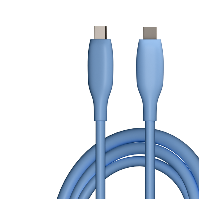 Factory PD 60W 5-Core Ultra-Soft Silicone Braid Pure Copper Conductor USB-C USB-C Type C Cable for Phones Tablets Camera Use