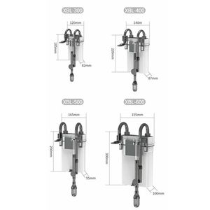 Filtro Esterno Ultra Silenzioso 3 <span class=keywords><strong>in</strong></span> 1 con Filtrazione Biologica e Raccoglitore di Rifiuti per <span class=keywords><strong>Acquario</strong></span> 110-240V - Product Image 5