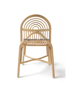 Chaise pour enfants en rotin naturel fait à la main pour mariage, fête et banquet | Meubles de sièges pour enfants tissés écologiques - Product Image 4