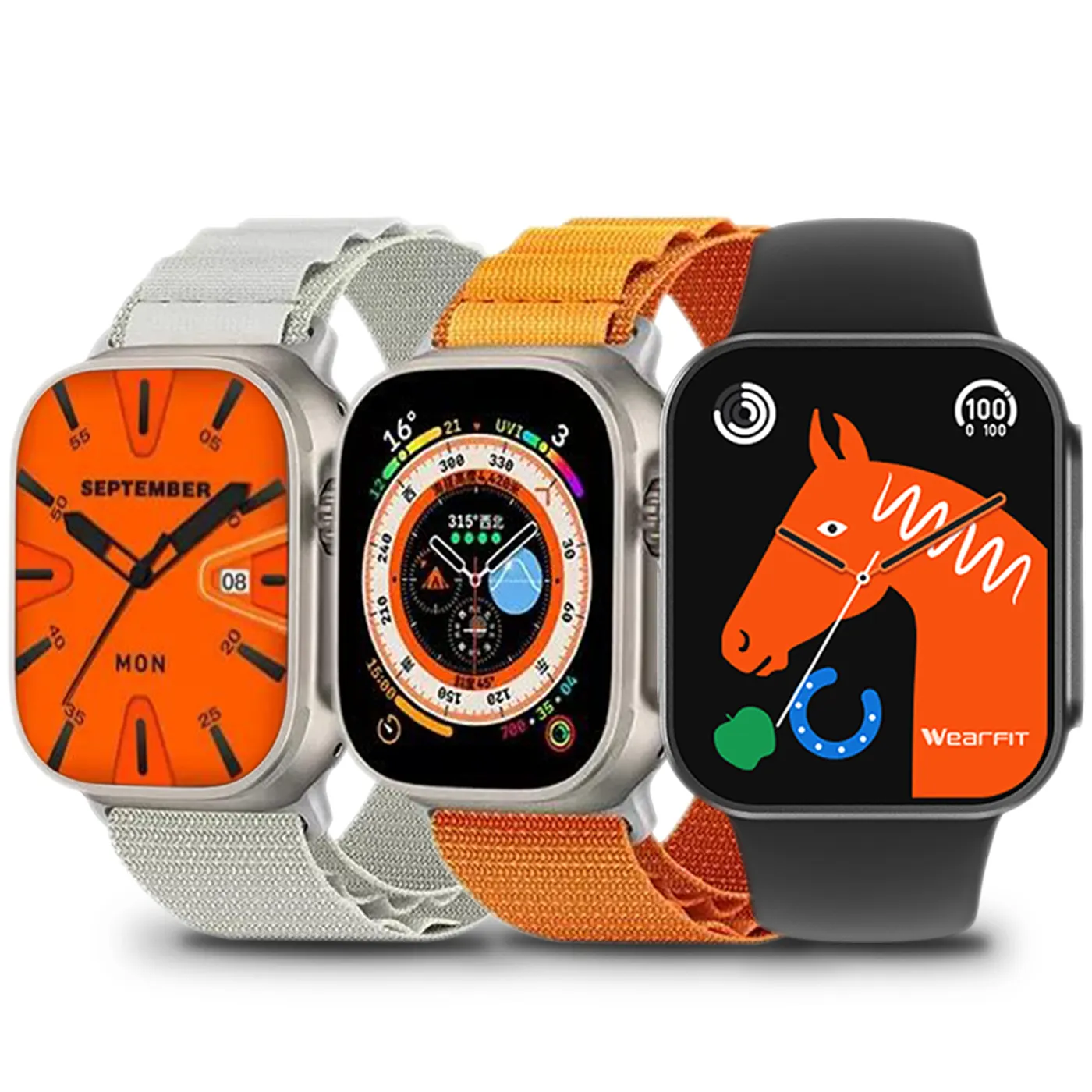 Wholesale 2.02 inch large screen Bt call tracking smart watch Smart sports wrist strap Reloj smart watch series for 8 Ultra