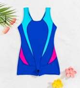 Maillot <span class=keywords><strong>de</strong></span> <span class=keywords><strong>bain</strong></span> une pièce athlétique noir uni pour juniors jeunes femmes taille 6-16 Pro pratique Shorts plage natation Sexy impression - Product Image 5