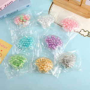 ของเล่นบีบคลายเครียดรูปเปลือกหอยและไข่มุกน้ำแข็ง - Product Image 2