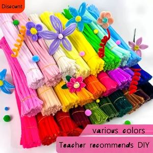 Limpiapipas DIY de 6mm, 7mm, 8mm, Material de Decoración, Palitos Retorcidos Superdensos, Limpiapipas Creativos Educativos para Niños - Product Image 3