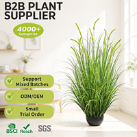 Herbe d'oignon artificielle verte vibrante effet soufflé par le vent, 120 cm, plante d'allium artificielle en pot pour la décoration des coins de hall d'hôtel et de restaurant
