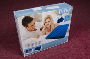 Flocado PVC queen-cama de aire clásica con bomba de mano, colchón inflable para camping - Product Image 3