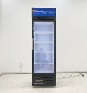 Réfrigérateur-<span class=keywords><strong>congélateur</strong></span> vertical commercial <span class=keywords><strong>avec</strong></span> porte vitrée à refroidissement par air, réfrigérateur de présentation pour boissons gazeuses, pour usage hôtelier - Product Image 6