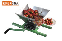 Hot Koop 7L Neergehaald Fruit Machine Voor Sap Rvs Hopper Industriële Farm Druif Crusher