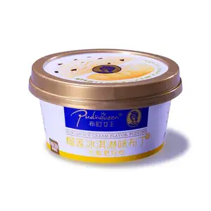 Calibre 88-vasos de yogurt de grado alimenticio iml, contenedor de yogurt redondo de 130g y 100g, 88, 130ml