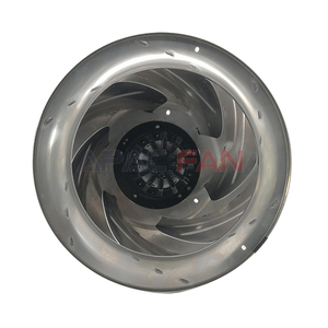 พัดลมแบบแรงเหวี่ยง AC รุ่น R4E355-AL02-06 ขนาด 355 มม. 230VAC 1470 รอบต่อนาที 3100 CFM 600 วัตต์ ใบพัดโค้งหลัง สำหรับชุดจัดการอากาศอุตสาหกรรม - Product Image 2