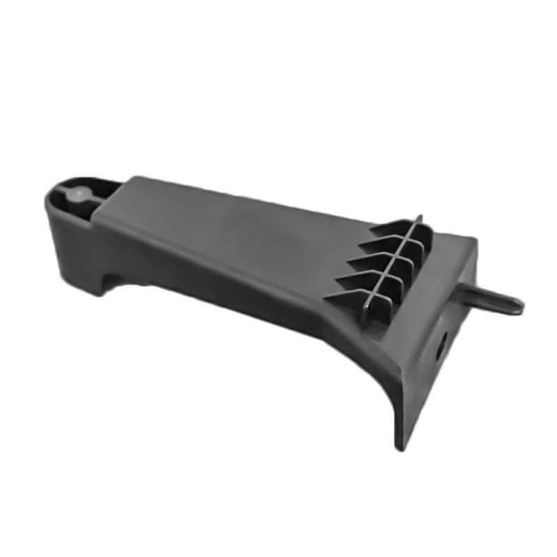 Left black rear bumper bracket