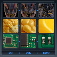 Inskam 330-H 5MP 1200X Microscope Digital Connect to TV HD Display 7-inch Microscope for Mobile Repair