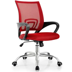 China Manufacturer Custom Swivel Pu Leather Executive Mesh Lumbar Office Ergonomic Chair For Office