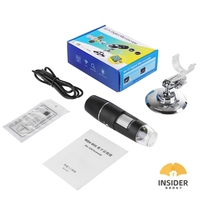 Mikroskop Digital Mini, kamera mikroskop Digital Mini genggam tanpa kabel 1000X WiFi untuk ponsel dan Tablet Android