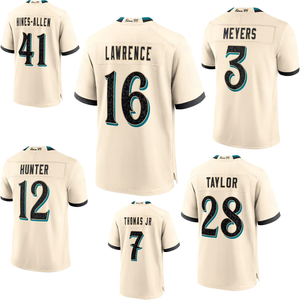 Maglia di Alta Qualità Rivalries 2026 all'Ingrosso # 12 Hunter # 16 Lawrence # Maglia da Football Americano Thomas Jr. 7 con Ricamo, Edizione Limitata - Product Image 1