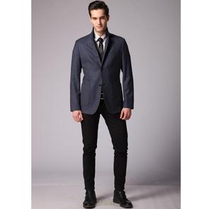 Áo khoác thời trang mới Mens Slim phù hợp với áo khoác Blazer cộng với kích cỡ - Product Image 1