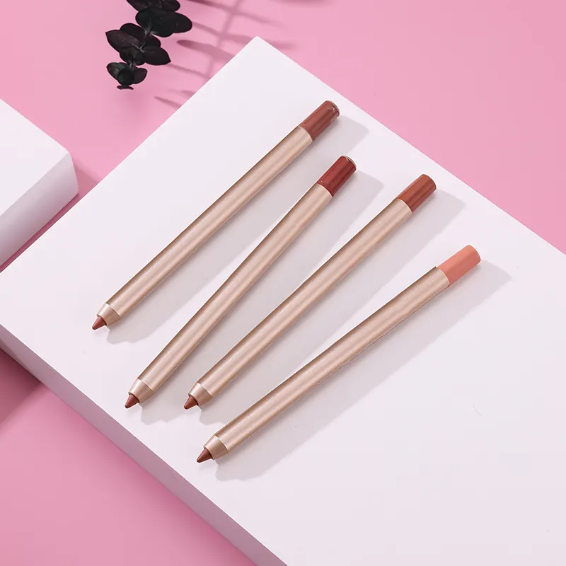 Tùy Chỉnh Sắc Tố Cao Matte Lip Lót Bút Chì Không Thấm Nước Lipliner Nhãn Hiệu Riêng Vegan Lâu Dài Lipliner