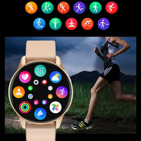 Eraysun T2 Pro Reloj Inteligente de Lujo para Hombre y Mujer, Reloj Deportivo de Oxígeno, Reloj Inteligente Redondo A LA Moda