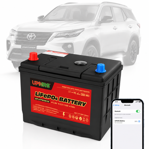 Yauneidak 95D31L 12.8V 80Ah 1400CCA BMS Terintegrasi  Lifepo4 Aki Mobil Berkualitas Tinggi 12V 80Ah untuk Mobil Kapal - Product Image 1