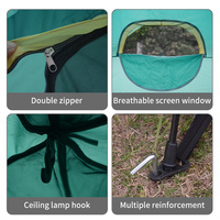 Tente de camping dôme automatique pop-up pour 3-4 personnes, ultralégère, étanche, portable, pour l'extérieur