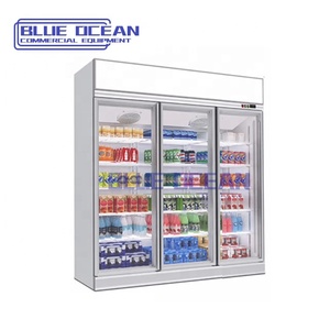 Vente <span class=keywords><strong>en</strong></span> gros Blue Ocean Display Réfrigérateur Congélateur pour boissons énergisantes Congélateur avec système de refroidissement par <span class=keywords><strong>air</strong></span> et compresseur - Product Image 4