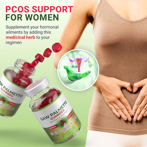 OEM integratore maschile integratore per la salute della prostata e Saw Palmetto Gummies DHT bloccanti Gummies - Product Image 2