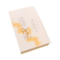 Boîte d'emballage personnalisée pour faux cils avec rabat articulé, coffret cadeau pour kit de cils avec insert en papier et séparateurs en plastique à changement progressif