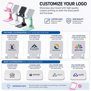 2026 Wholesale Smartphone Stand Phone Holder with Custom Logo <b>Desk</b> Mobile Phone Stand Holder for Office Table Promo Gift - Product Image 3
