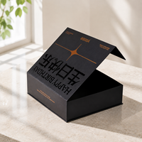 Boîte cadeau magnétique pliable personnalisée avec finition douce au toucher, pour cosmétiques, électronique, vêtements, boîte cadeau magnétique