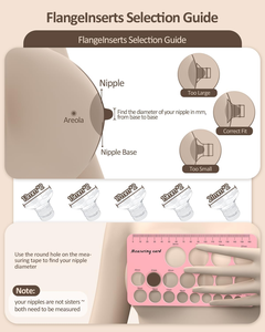 Set di Due Tiralatte Elettrici Indossabili Senza Mani con Borsa Portaoggetti, Tiralatte Wireless Intelligente Rosa <span class=keywords><strong>in</strong></span> Silicone - Product Image 4