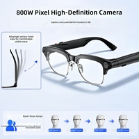 Lunettes Intelligentes IA avec Enregistrement et Traduction Gratuites, Bouton Tactile – Idéales pour les Voyages d'Affaires