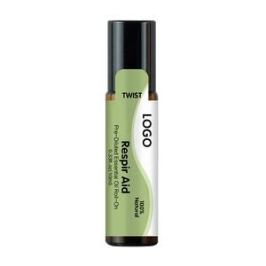 OEM/ODM Respir bantuan minyak esensial Roll-On untuk Sinus, udara dan mampat membersihkan sinergi Aromaterapi, terapi kelas 10 mL - Product Image 1