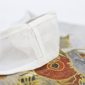 Bolsa de compras de lona reutilizable de algodón Natural 100% ecológica Gahumi, cierre de cremallera de estilo plegable a la abrasión de alta resistencia - Product Image 2