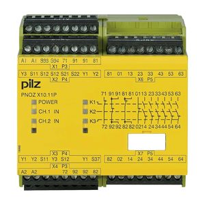 Pilz PNOZ X10.11P 24VDC 6n/o 4n/c Safety <b>Relay</b> DIN Rail Mounting - Product Image 1