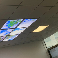 Panneaux de plafond lumineux décoratifs pour salle de bal, effet ciel étoilé, 600x1200, étoiles lumineuses, avions, lumières de plafond
