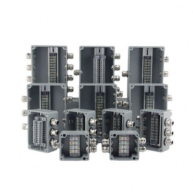 IP67 Aluminum Enclosure Box Terminal Box Power Distribution Outdoor Use CCTV Aluminum Junction Box IP66 Waterproof Enclosure