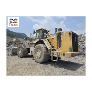 Chargeuse sur pneus Caterpillar 988H d'occasion avec peinture d'origine, réservoir de carburant de 712 L pour la manutention de matériaux en vrac dans les mines - Product Image 1
