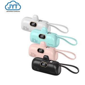 Batterie externe portable mini capsule d'urgence haute capacité 5000 mAh pour téléphone iPhone, charge rapide - Product Image 2