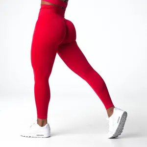 Kation Contour Boterachtige Zachte Mix Gebreide Scrunch Custom Naadloze Squat Proof Gym Yoga Leggings Femininas Squat Proof Active