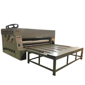 HRB Hướng Dẫn Sử Dụng Chuỗi Loại Feeder, Bán Tự Động Hộp Carton Sóng Máy In Slotter Die Cutter Nhà Sản Xuất